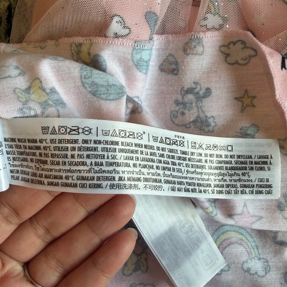 Disney Parks Minnie Mouse & Friends Fancy Nightdress Gown Girls Size 3 Years - Picture 12 of 13